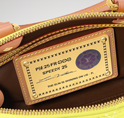 Louis Vuitton Speedy P9 Bandoulière 25 Lemonade Yellow, sac de luxe Louis Vuitton jaune au format 25 avec bandoulière amovible et finitions haut de gamme.