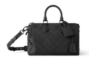 Louis Vuitton Speedy P9 Bandouliere 30 Ultra Black logo icône sac 