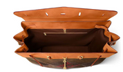 Louis Vuitton Steamer 65 Monogram Dust marron orange cuir intérieur