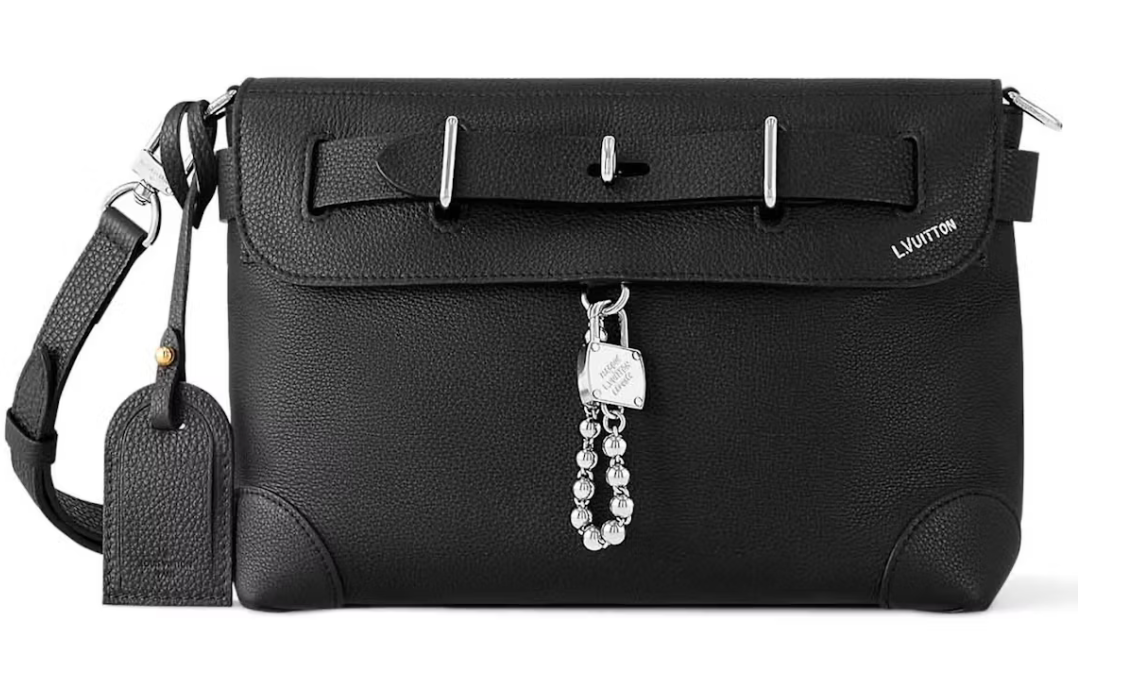 Louis Vuitton Steamer Crossbody Black Argent