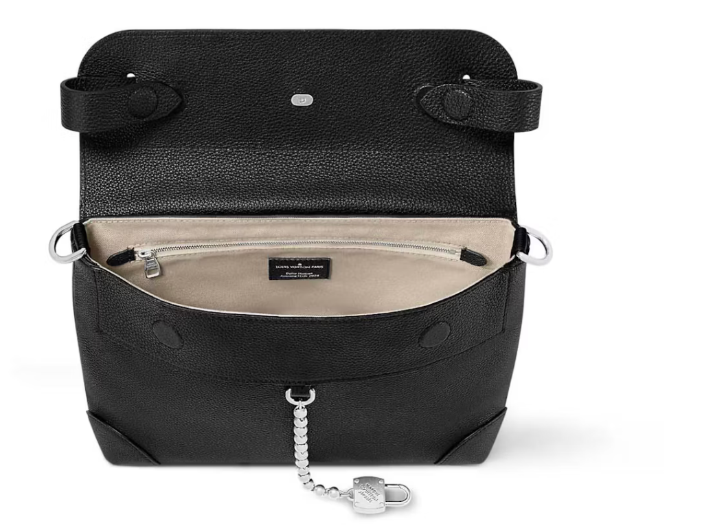 Louis Vuitton Steamer Crossbody Black Argent