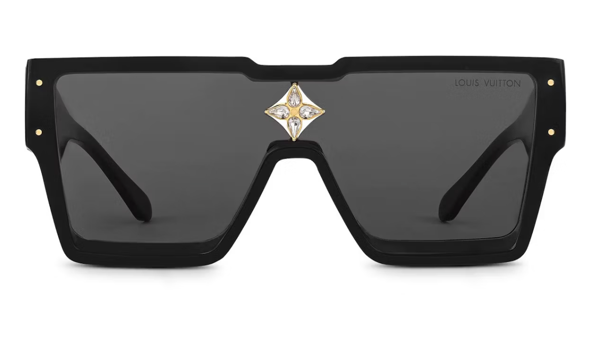 Louis Vuitton Sunglasses Cyclone Black étoile noir lunette grande logo