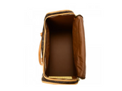 Louis Vuitton Travel Sac Chien Monogram 50 Brown, sac de transport pour chien Louis Vuitton en toile Monogram marron avec finitions en cuir naturel.