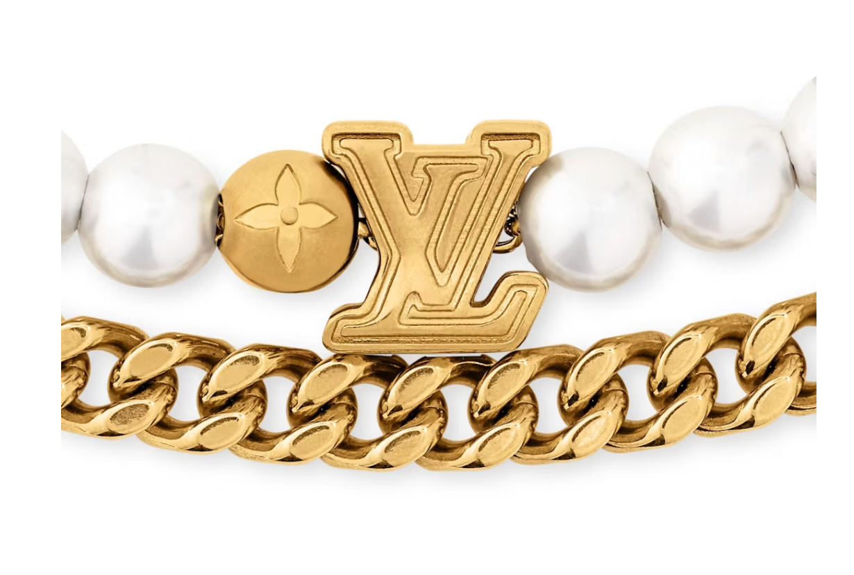 Louis Vuitton Vuitton Chain Belt , zoom sur le pictogramme