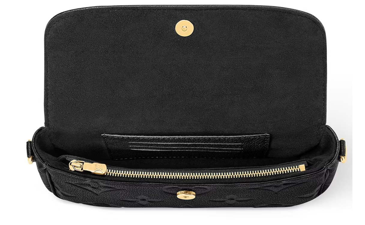 Louis Vuitton Wallet On Chain Ivy Black intérieur noir or zip 