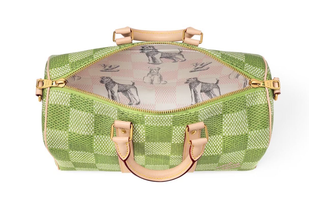 Louis Vuitton par Tyler, le créateur Keepall Bandouliere 35 Vert Damier Golf
