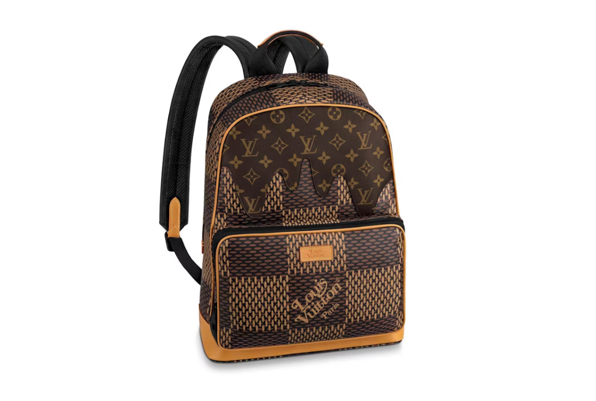 Sac à dos Louis Vuitton x Nigo Campus en toile monogram – édition limitée de luxe, vue de face