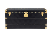 Louis Vuitton x Nigo Courrier Lozine 110 Black, grande malle Louis Vuitton noire au format 110 issue de la collaboration avec le designer japonais Nigo.