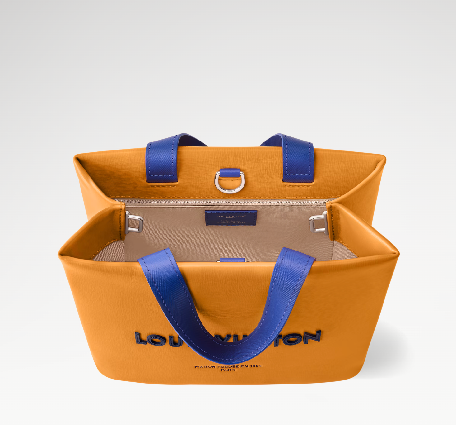 Louis Vuitton x Nigo Mini Shopper Tote Saffron Yellow, mini sac cabas Louis Vuitton jaune safran issu de la collaboration avec Nigo.