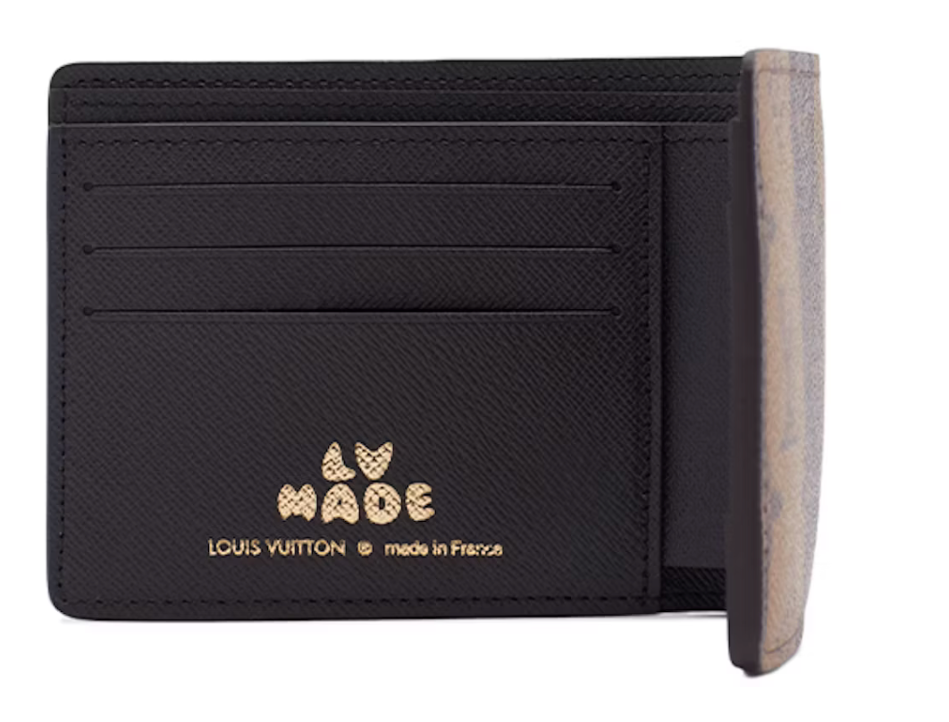 Louis Vuitton x Nigo Multiple Wallet Monogram Stripes Brow intérieur 