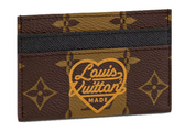 Louis Vuitton x Nigo Porte-cartes double Monogram Stripes Marron