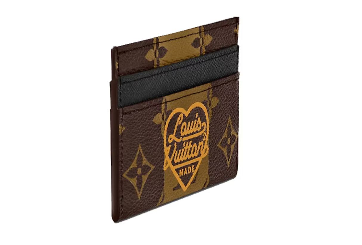 Louis Vuitton x Nigo Porte-cartes double Monogram Stripes Marron