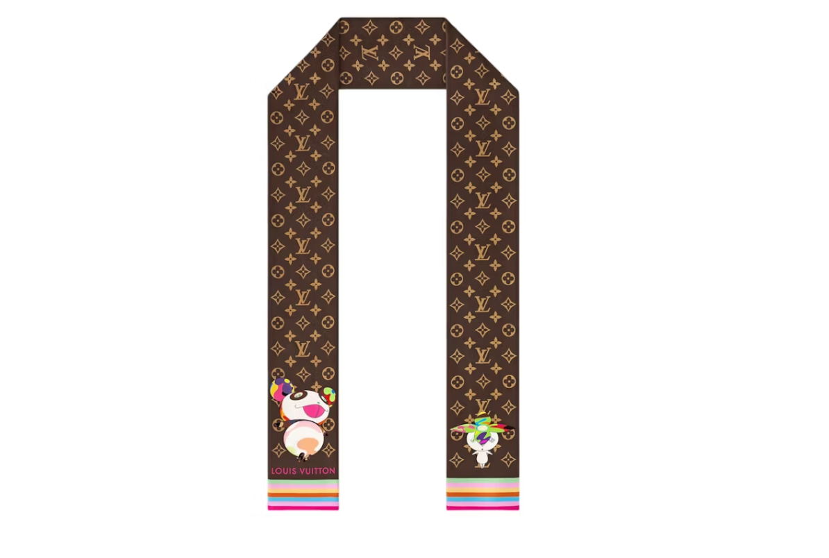 Louis Vuitton x Takashi Murakami Bandeau Superflat Character Marron , multicolors 
