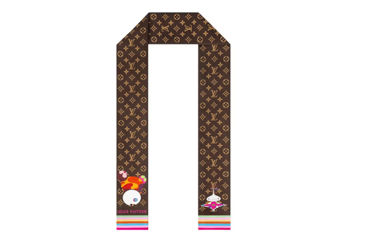 Louis Vuitton x Takashi Murakami Bandeau Superflat Character Marron , multicolors 