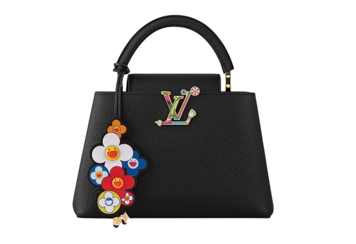 Louis Vuitton x Takashi Murakami Capucines BB Noir