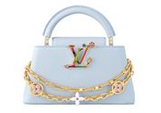 Louis Vuitton x Takashi Murakami Capucines East-West Mini Olympe Bleu