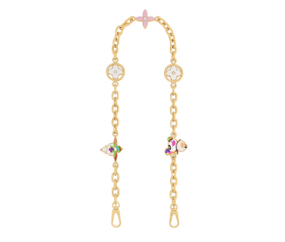 Louis Vuitton x Takashi Murakami Capucines MM Black or chaine panda