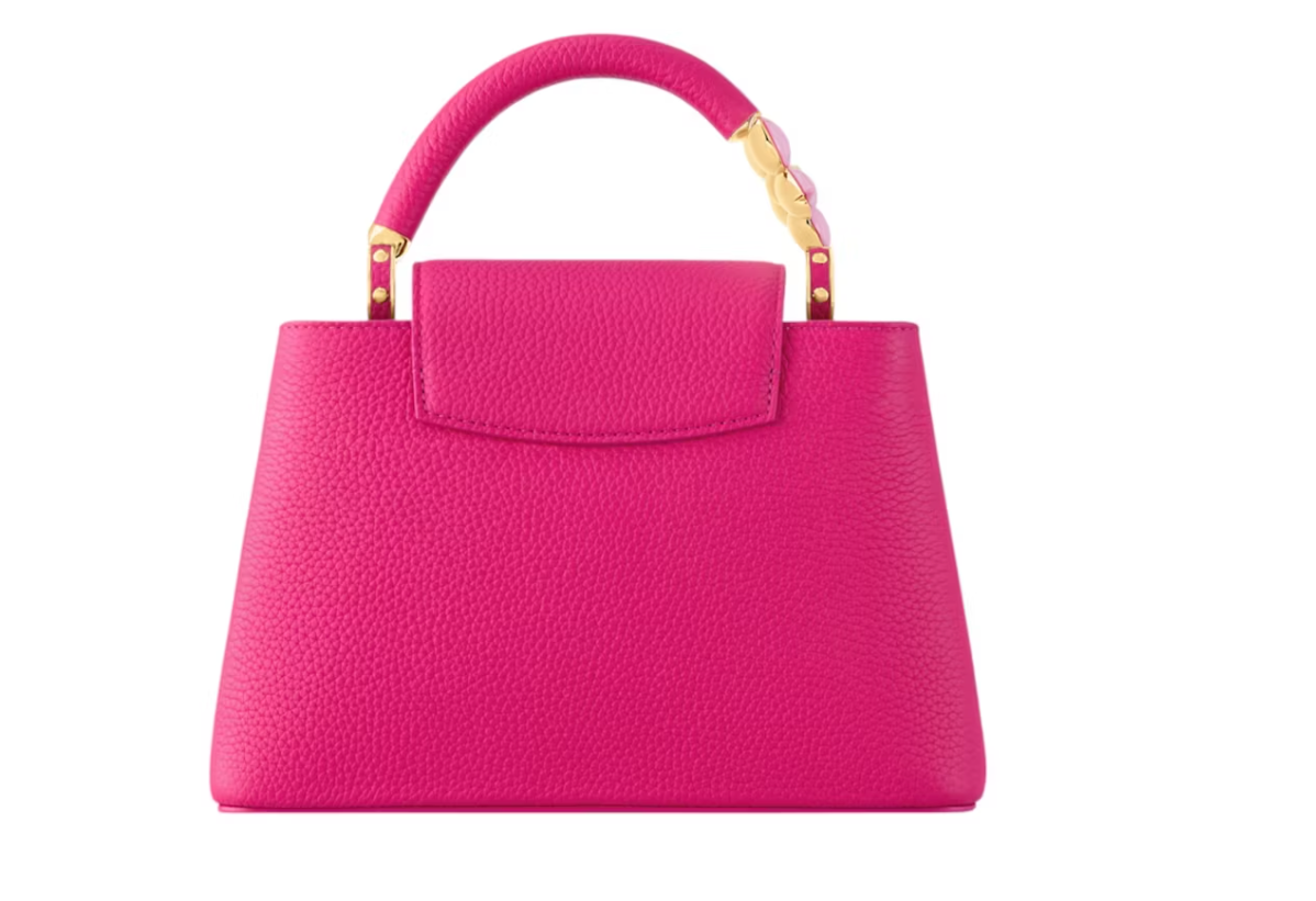 Louis Vuitton x Takashi Murakami Cherry Blossom Capucines BB Rose