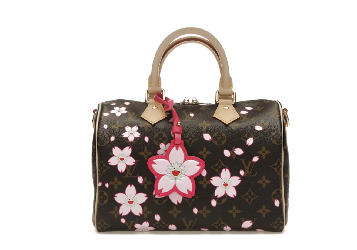 Louis Vuitton x Takashi Murakami Cherry Blossom Speedy Bandouliere 25