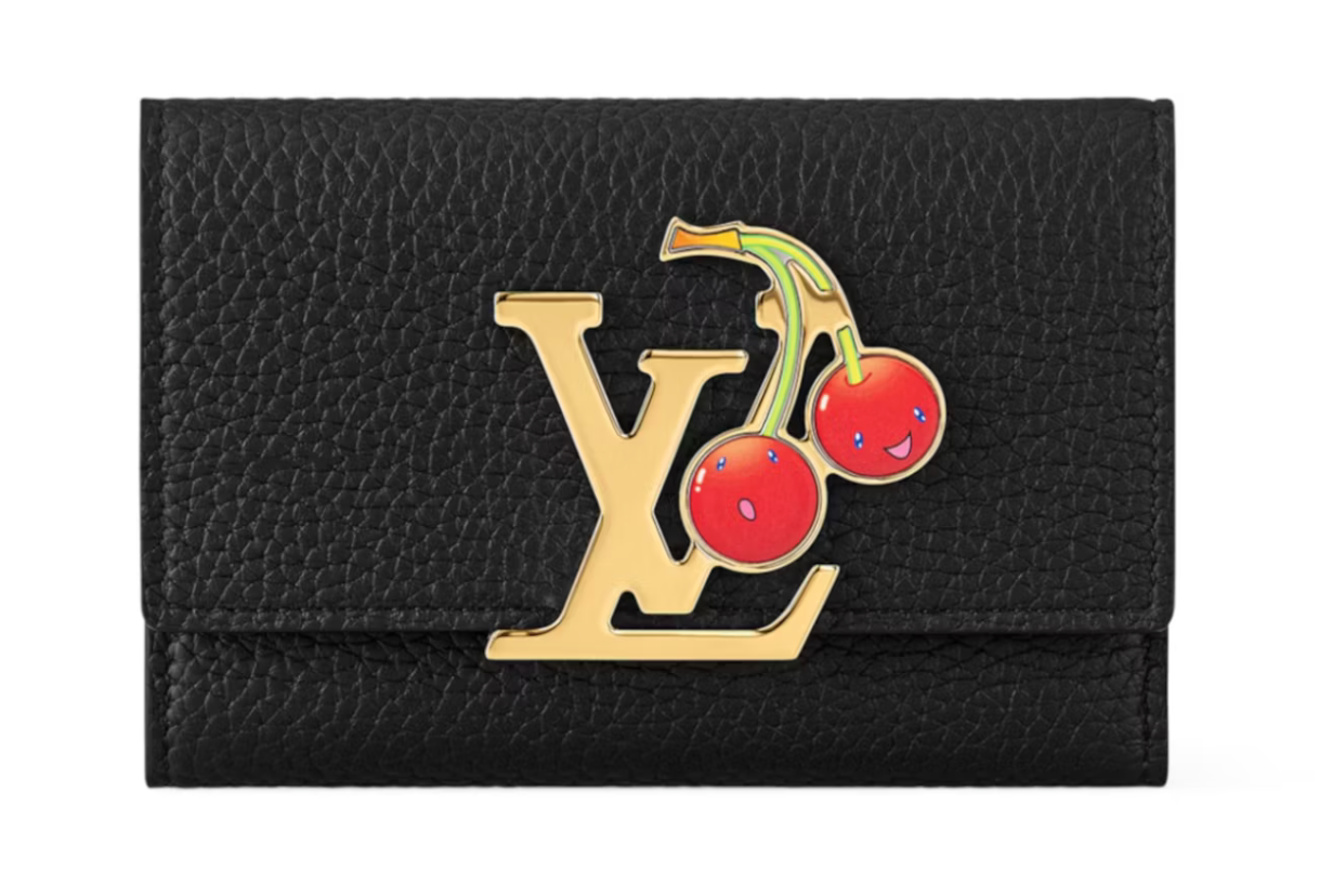 Louis Vuitton x Takashi Murakami Cherry Capucines Compact Wallet