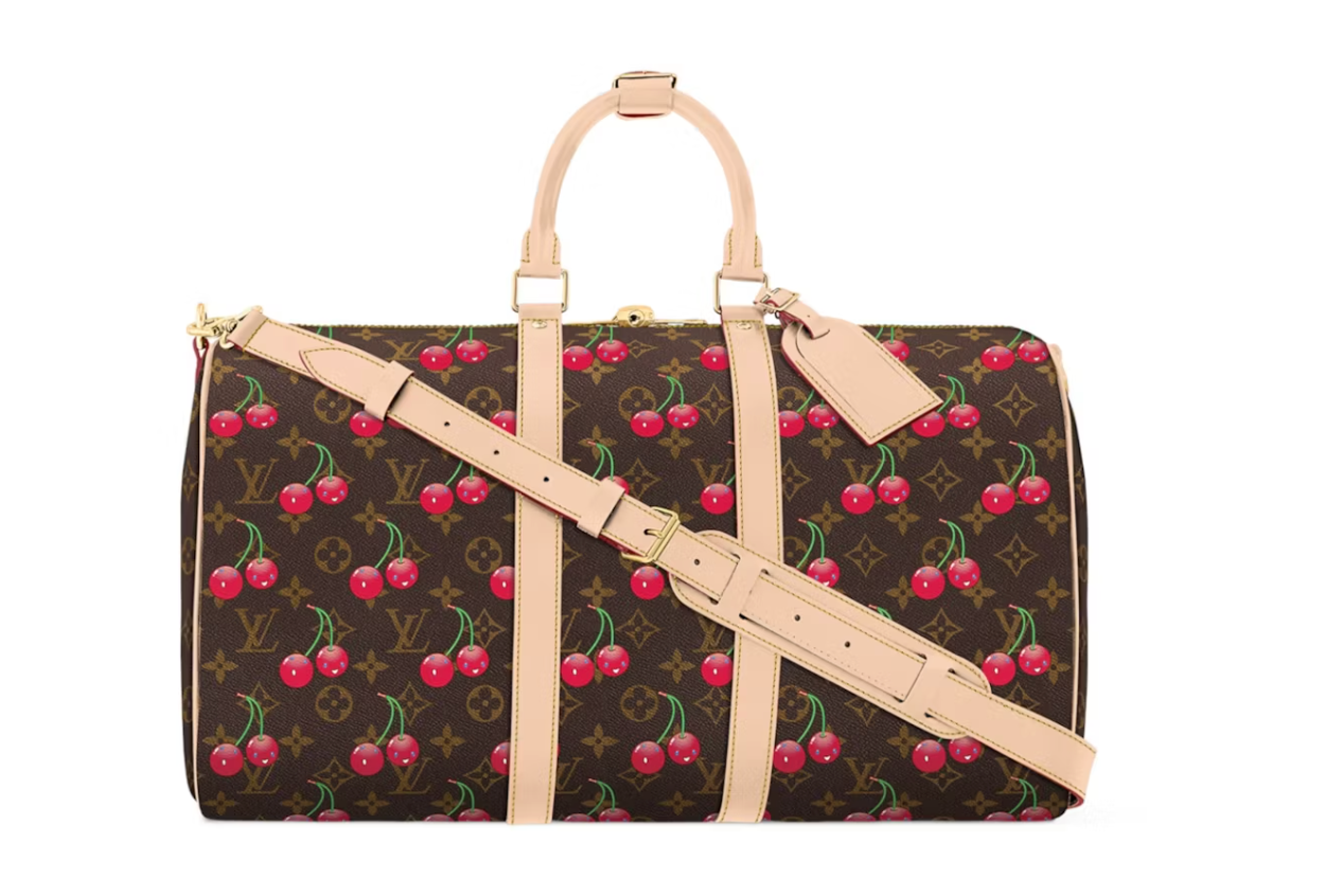 Louis Vuitton x Takashi Murakami Cherry Keepall Bandouliere