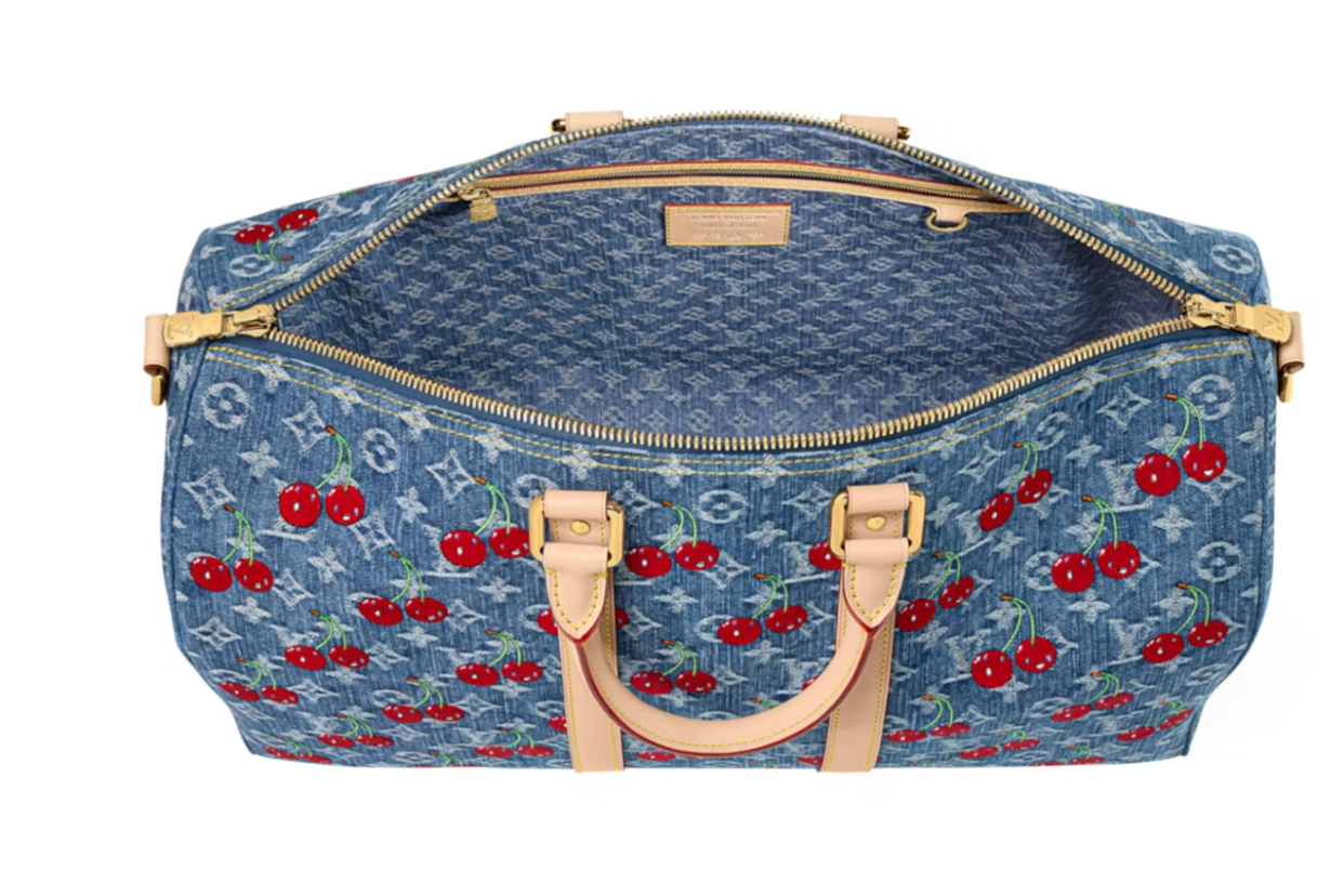 Louis Vuitton x Takashi Murakami Cherry Keepall Bandouliere