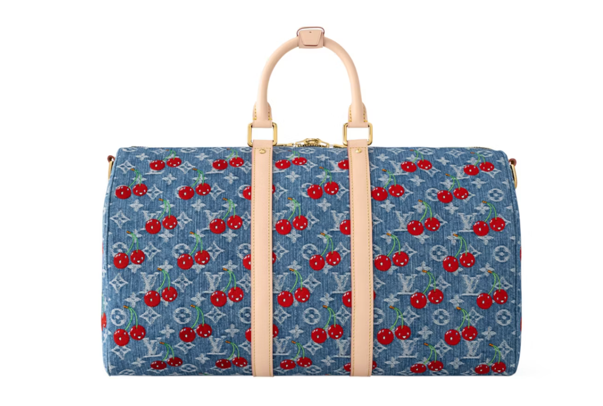 Louis Vuitton x Takashi Murakami Cherry Keepall Bandouliere
