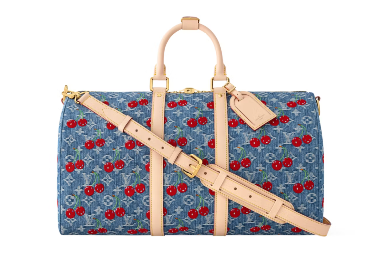 Louis Vuitton x Takashi Murakami Cherry Keepall Bandouliere