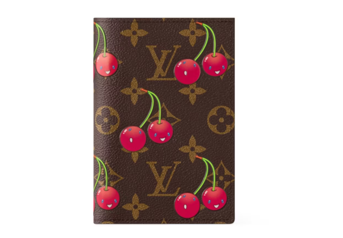 Louis Vuitton x Takashi Murakami Cherry Passport Cover