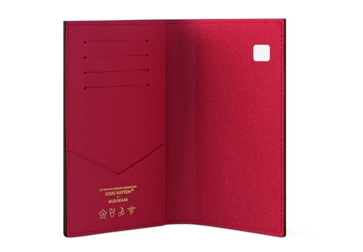 ouis Vuitton x Takashi Murakami Cherry Passport Cover