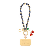 Louis Vuitton x Takashi Murakami Denim Cherry Phone Holder