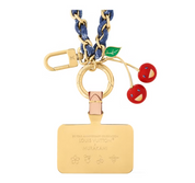 Louis Vuitton x Takashi Murakami Denim Cherry Phone Holder 