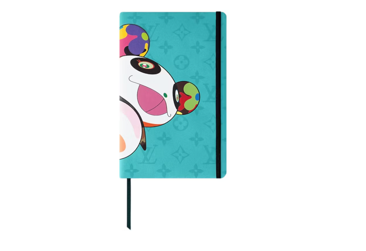 Louis Vuitton x Takashi Murakami Jane Monogram Superflat Notebook MM Turquoise
