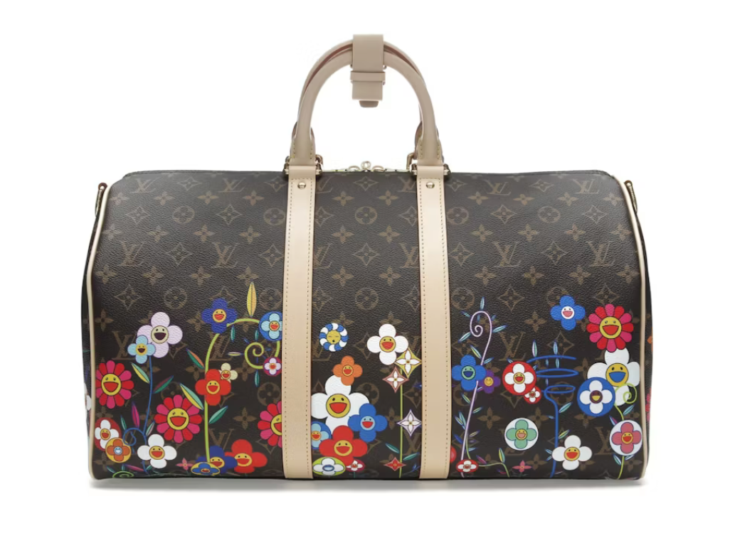 Louis Vuitton x Takashi Murakami Keepall Bandouliere , vue de dos