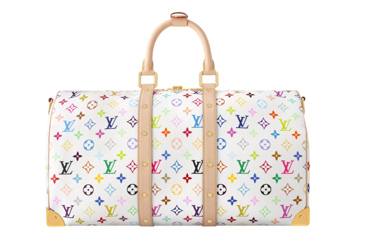 Louis Vuitton x Takashi Murakami Keepall Bandouliere