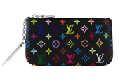 Louis Vuitton x Takashi Murakami Key Pouch Porte-clés Noir Multicolore