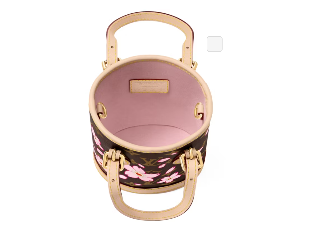 Louis Vuitton x Takashi Murakami Nano Bucket Sakura Marron