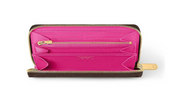 Louis Vuitton x Takashi Murakami Portefeuille Zippy Monogramme marron cuir fleurs 