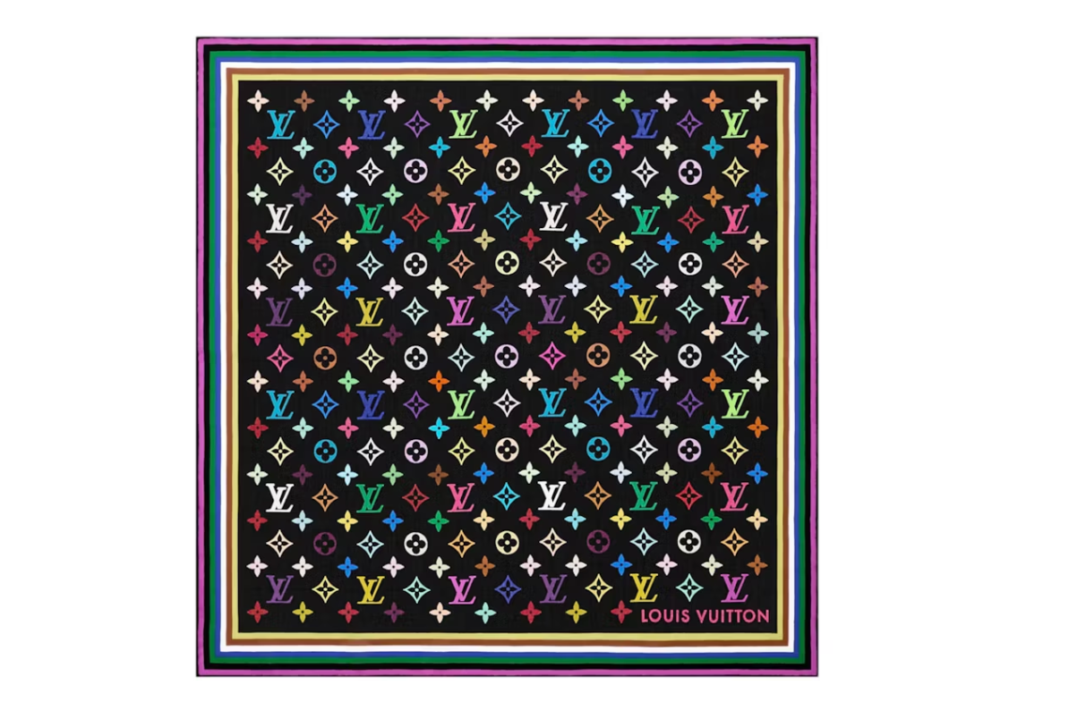 Louis Vuitton x Takashi Murakami Square 55 Noir Multicolore