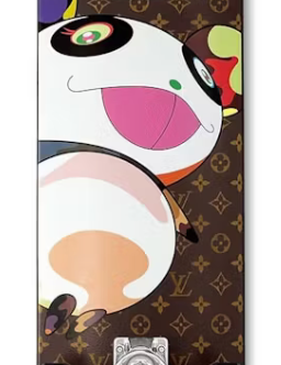 Louis Vuitton x Takashi Murakami Superflat Characters Skateboard Monogram arrière panda multicolors