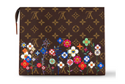 Pochette Louis Vuitton x Takashi Murakami Toiletry en toile monogram multicolore – édition collector