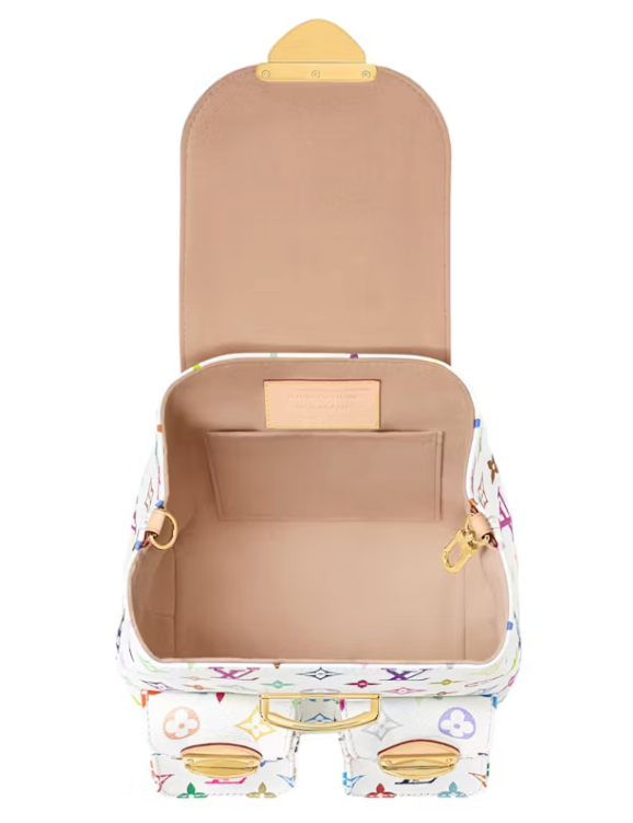 Louis Vuitton x Takashi Murakami Venice Backpack White Multicolored