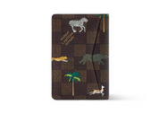 Louis Vuitton x The Darjeeling Limited Pocket Organizer Brown, porte-cartes Louis Vuitton marron inspiré du film The Darjeeling Limited.