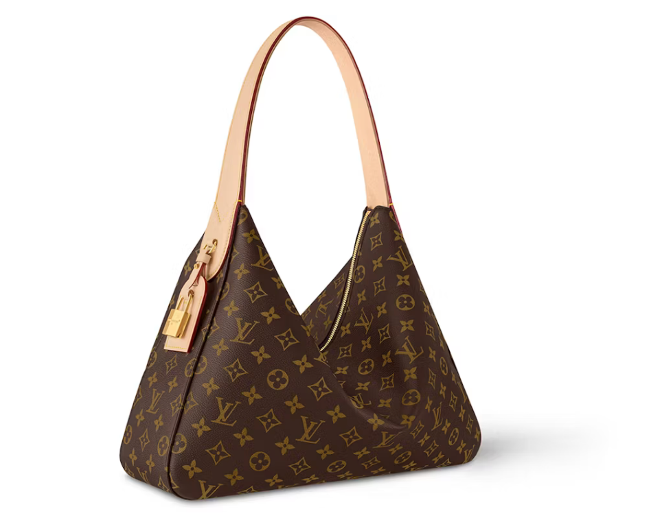 Louison Slouchy MM Monogram Vuitt or sac logo icône