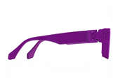 Lunettes de soleil Louis Vuitton 1.1 Millionaires Violet , vue de coté