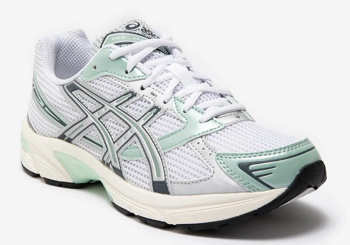 asics gel 1130 naked vert et blanche