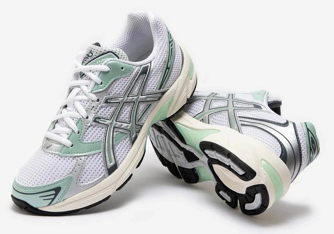 asics gel 1130 naked vert et blanche
