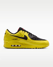Sneaker Nike Air Max 90 Zest T90 Laser jaune en mesh technique avec semelle Air visible et détails inspirés de la Total 90.