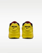 Sneaker Nike Air Max 90 Zest T90 Laser jaune en mesh technique avec semelle Air visible et détails inspirés de la Total 90.