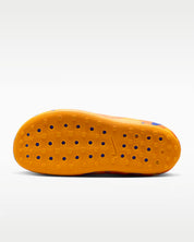 Nike ReactX Rejuven8 Slide SE bleue Lapis et orange Total Orange en mousse ReactX avec design ergonomique et confort premium. vue semelle